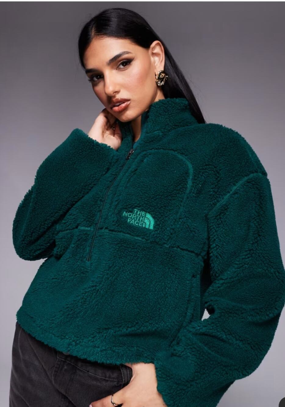 The North Face Extreme Pullover jacket in pine green – New With Tag SIZE M